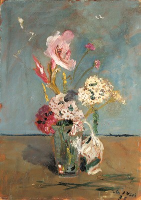 F. De Pisis, Gladiolus struck by lightning, 1938