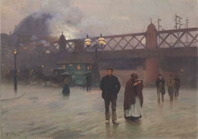 A. Pisa, Charing Cross Bridge, London, 1901