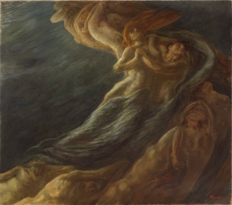 G. Previati, Paolo and Francesca, 1909