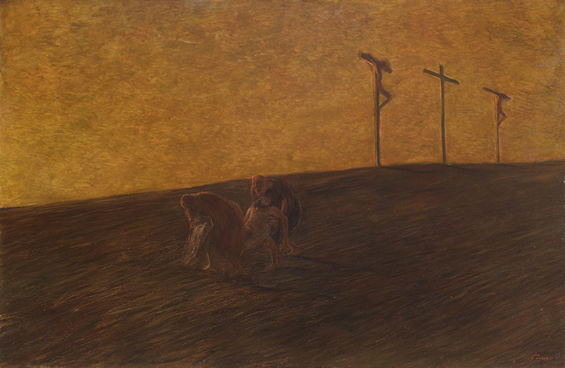 G. Previati, Abduction of the body of Christ's, 1912