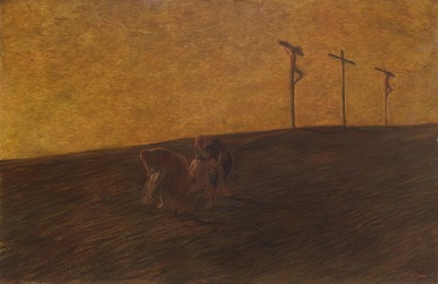 G. Previati, Abduction of the body of Christ's, 1912