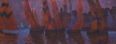 A. Bonzagni, Fiamme nel Mediterraneo, 1912