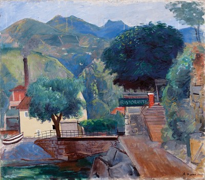 A. Funi, Paesaggio, 1930