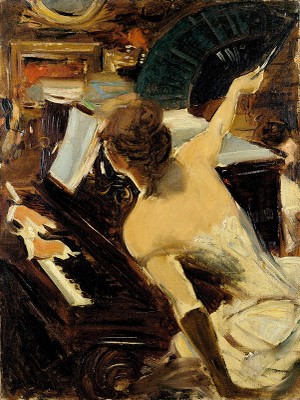 G. Boldini, La cantante mondana, c. 1884