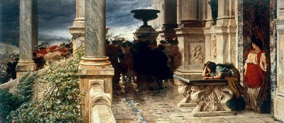 G. Muzzioli, I funerali di Britannico, 1888