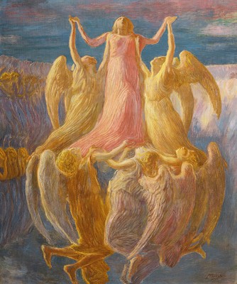 G. Previati, L'assunzione, c. 1903