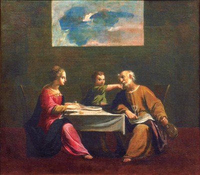 Carlo Bononi, Sacra Famiglia, c. 1615-1618