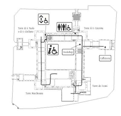 Mappa disabili piano terra