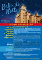 14 settembre: apertura serale straordinaria del Castello Estense