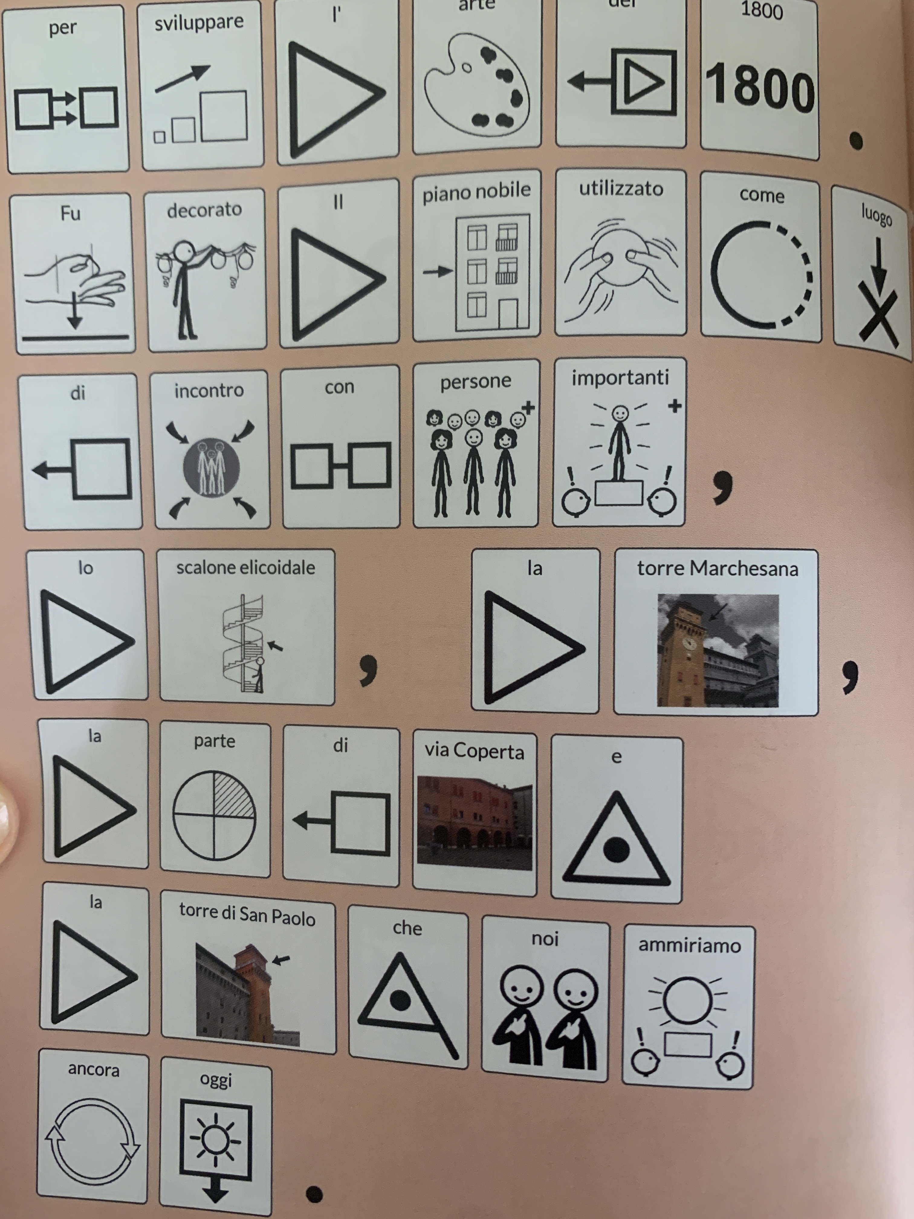 “I Love My Castello Estense”: una guida accessibile in Comunicazione Aumentativa Alternativa